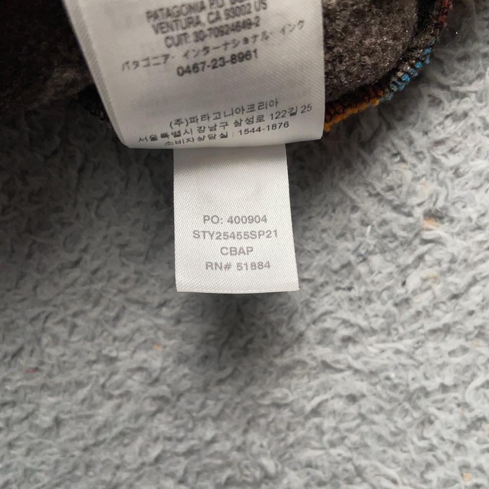 Patagonia Sweater Womens M Synchilla Snap-T Big Anthos Fleece Pullover Aztec - Picture 9 of 10